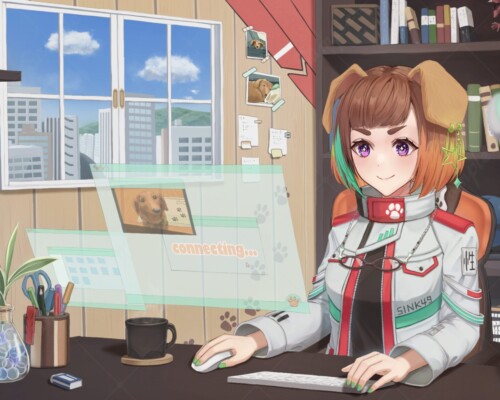 spineアニメ用イラスト